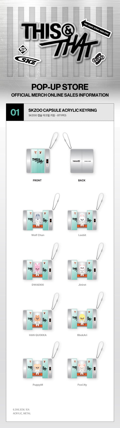 jstore_online_Stray_Kids_THIS_THAT_SKZOO_CAPSULE_ACRYLIC_KEYRING_PS