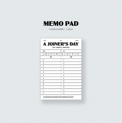 jstore_online_TAEMIN_2026_SEASONS_GREETINGS_A_JOINERS_DAY_memo_pad