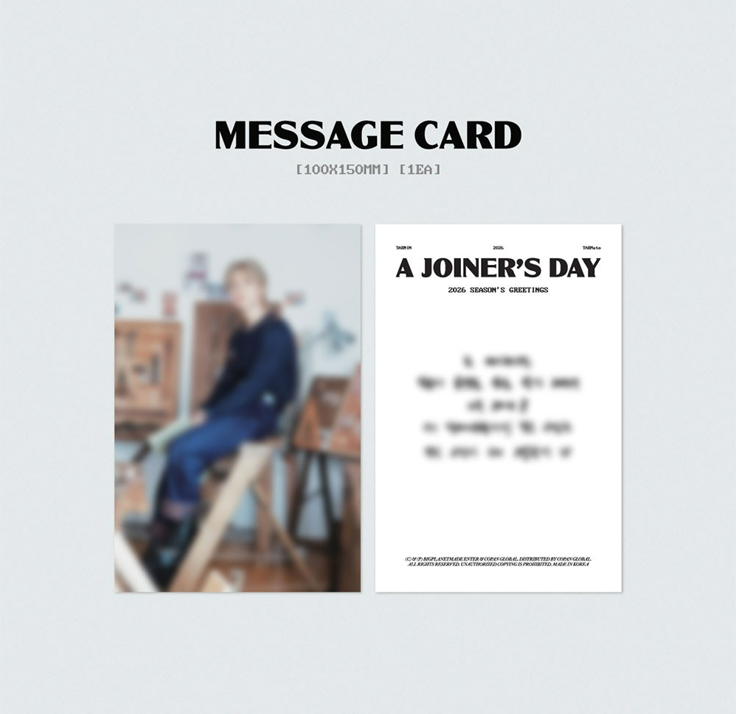 jstore_online_TAEMIN_2026_SEASONS_GREETINGS_A_JOINERS_DAY_message_card