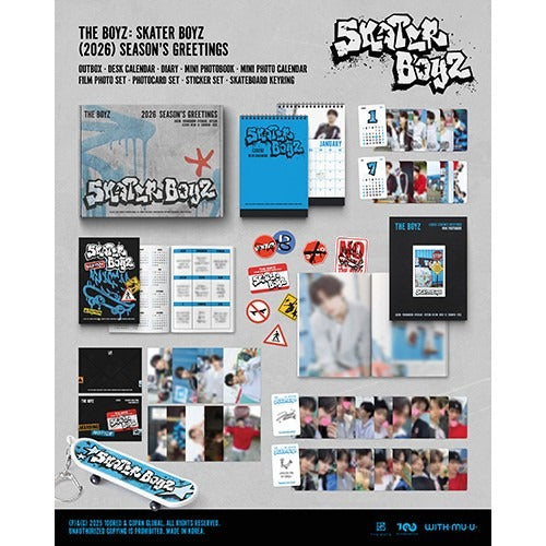 jstore_online_THE_BOYZ_THE_BOYZ_SKATER_BOYZ_2026_SEASONS_GREETINGS