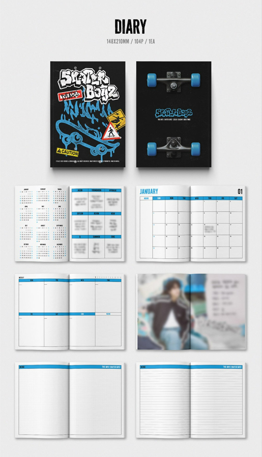 jstore_online_THE_BOYZ_THE_BOYZ_SKATER_BOYZ_2026_SEASONS_GREETINGS_diary