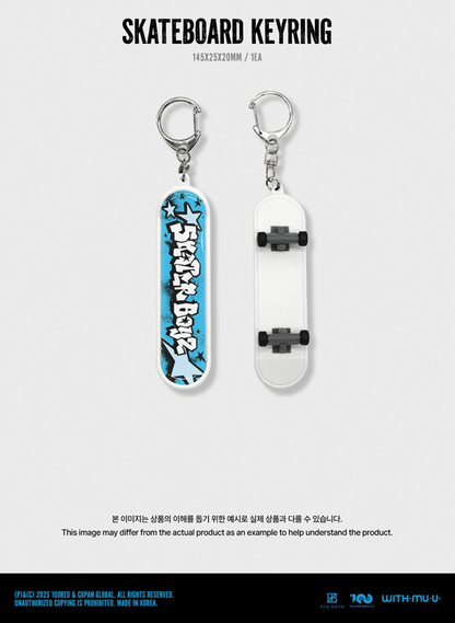 jstore_online_THE_BOYZ_THE_BOYZ_SKATER_BOYZ_2026_SEASONS_GREETINGS_skateboard_keychain