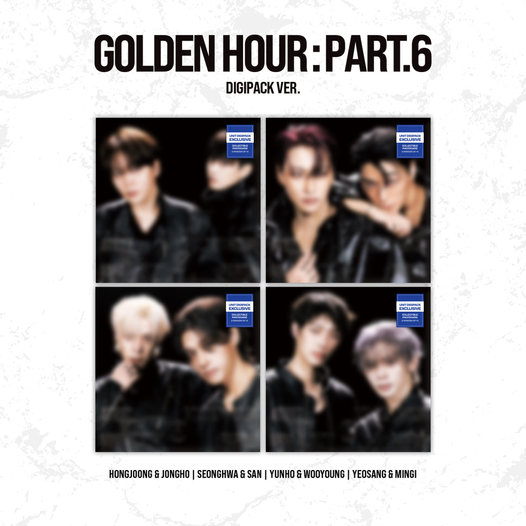 (Pre-Order) ATEEZ - GOLDEN HOUR : Part.6 (DIGIPACK UNIT VER.) - Unit Digipack Exclusive