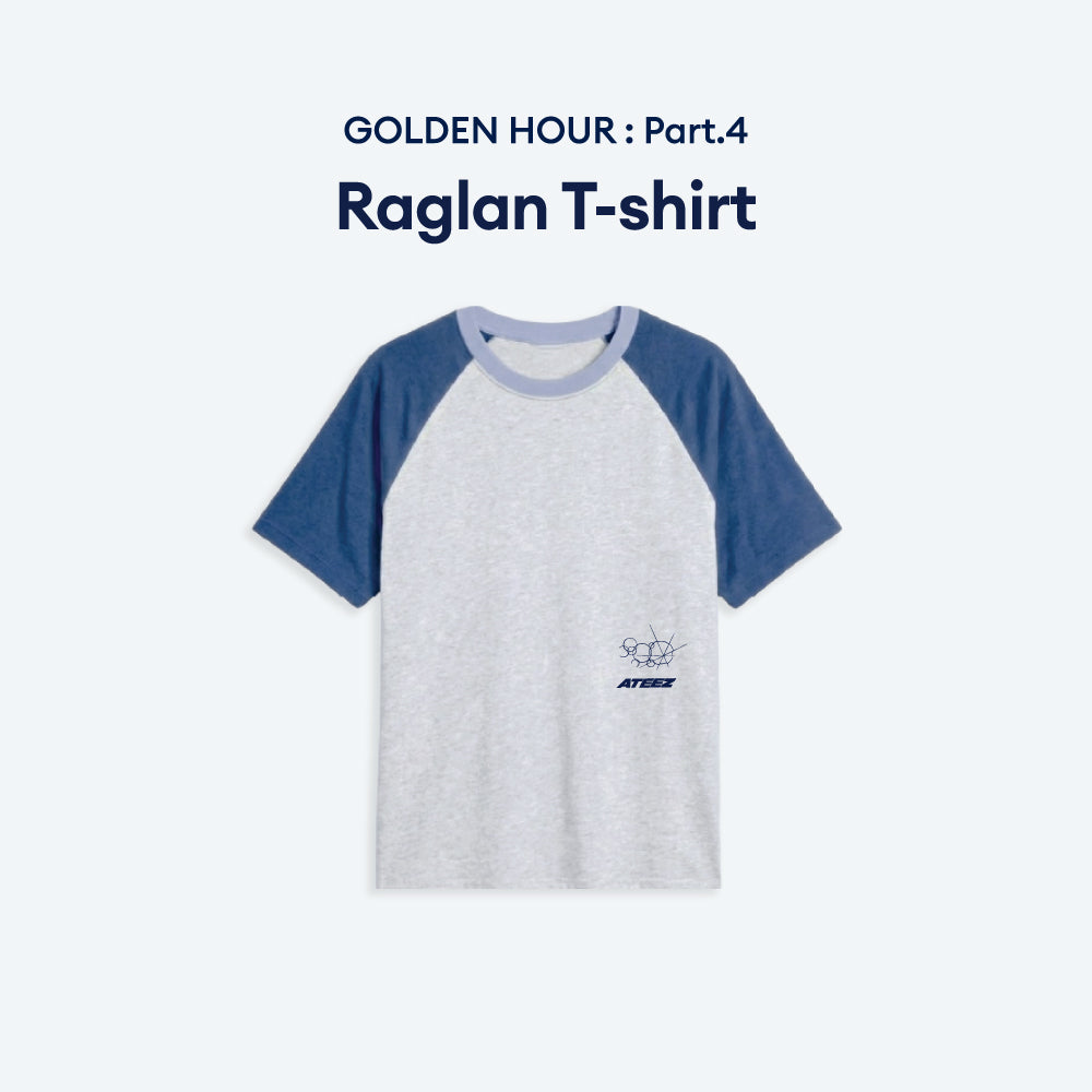 (Pre-Order) ATEEZ - GOLDEN HOUR : PART.4 - RAGLAN T-SHIRT