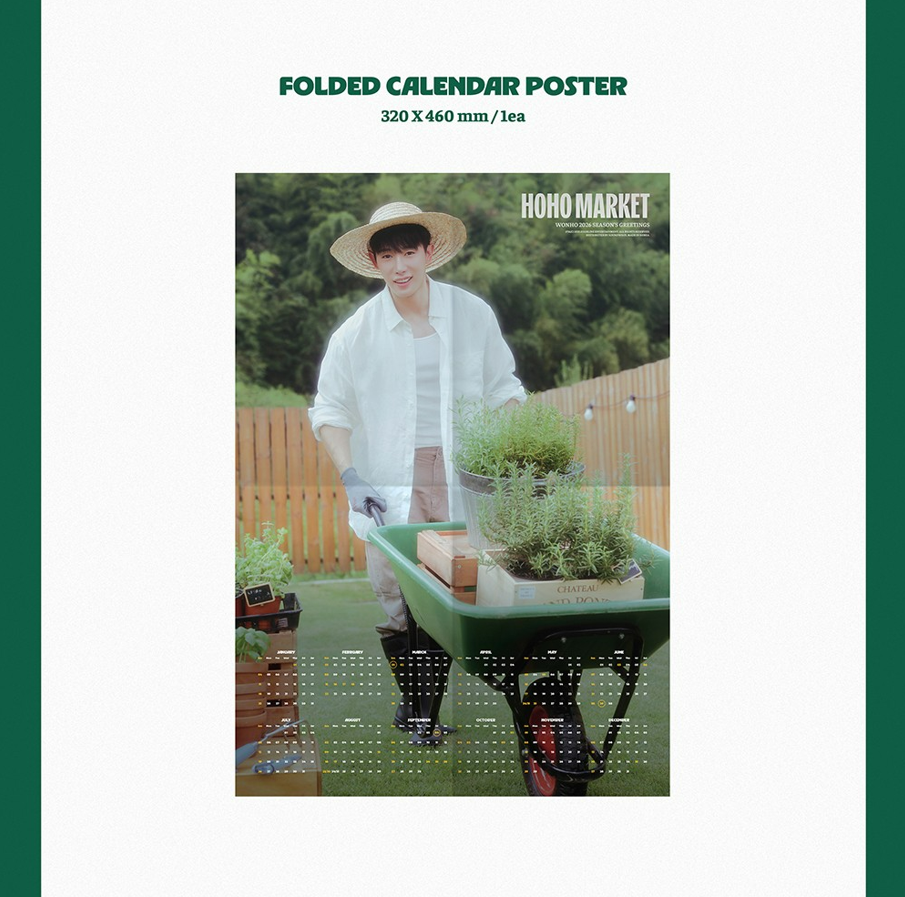 jstore_online_WONHO_2026_SEASONS_GREETINGS_HOHO_MARKET_poster_calendar