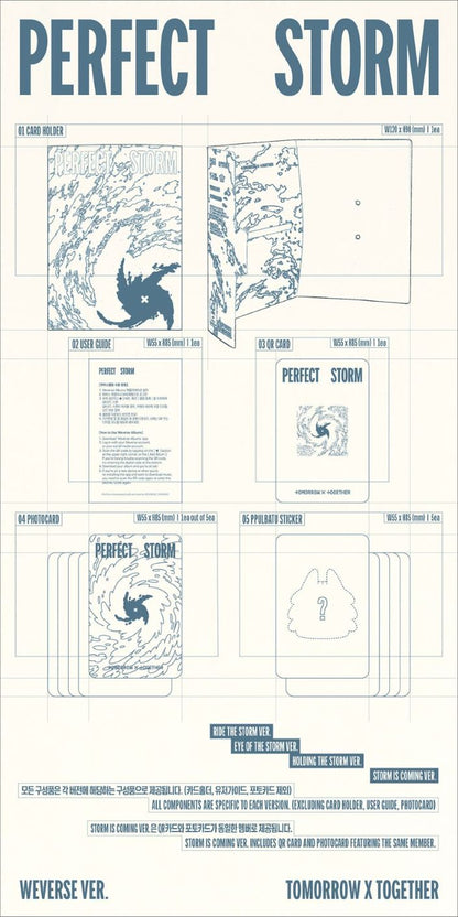 (Pre-Order) TXT - TOMORROW X TOGETHER - PERFECT STORM (9TH MINI ALBUM) - WEVERSE ALBUM VER. (DIGITAL)