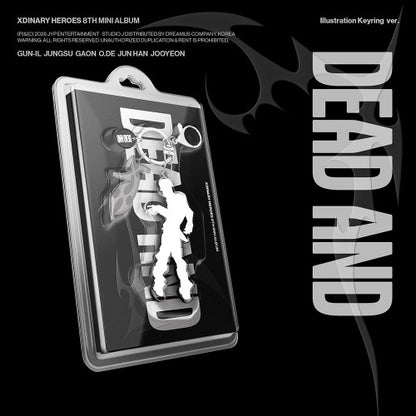 jstore_online_XDINARY_HEROES_8TH_MINI_ALBUM_DEAD_AND_ILLUSTRATION_KEYRING_VER