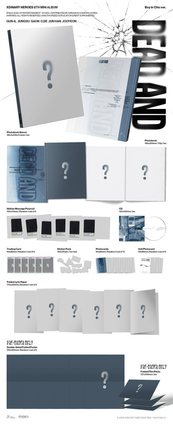 (Pre-Order) XDINARY HEROES - DEAD AND (8TH MINI ALBUM) - PHOTOBOOK VER.