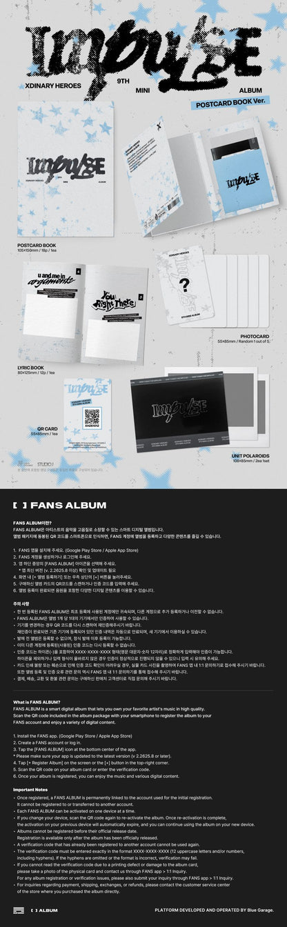 jstore_online_Xdinary_Heroes_IMPULSE_POSTCARD_BOOK_VER_PS