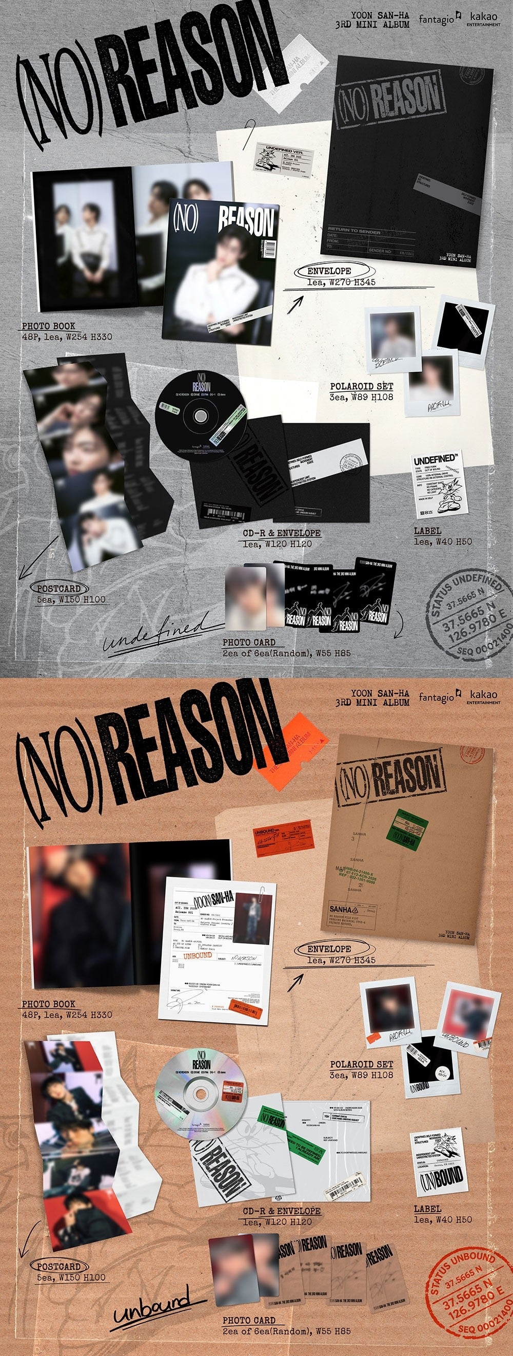 YOON SAN HA - NO REASON (3RD MINI ALBUM) – J-Store Online