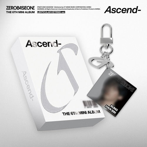 jstore_online_ZEROBASEONE_THE_6TH_MINI_ALBUM_ASCEND_LENTICULAR_KEYRING_VER
