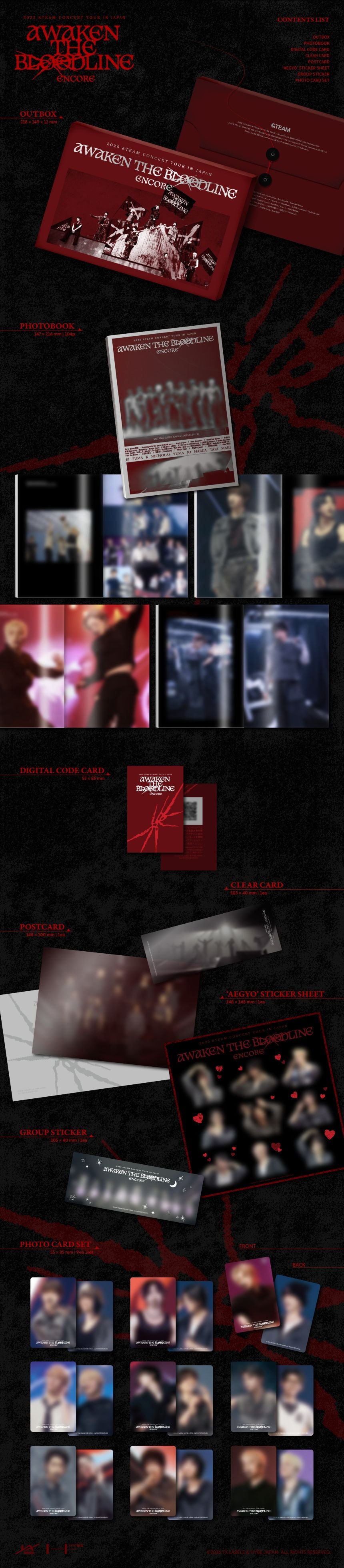 (Pre-Order) &TEAM CONCERT TOUR - AWAKEN THE BLOODLINE - ENCORE IN JAPAN