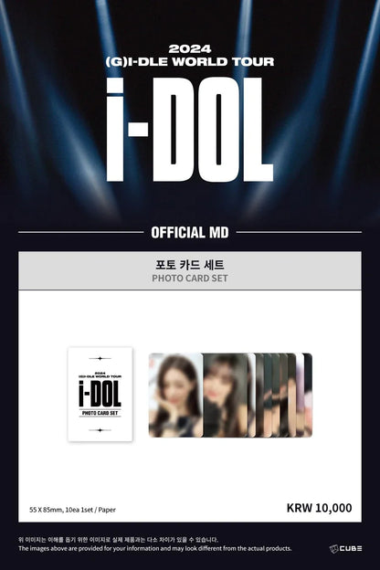 jstore_online_gidle_i-dol_tour_merchandise_photocard_set