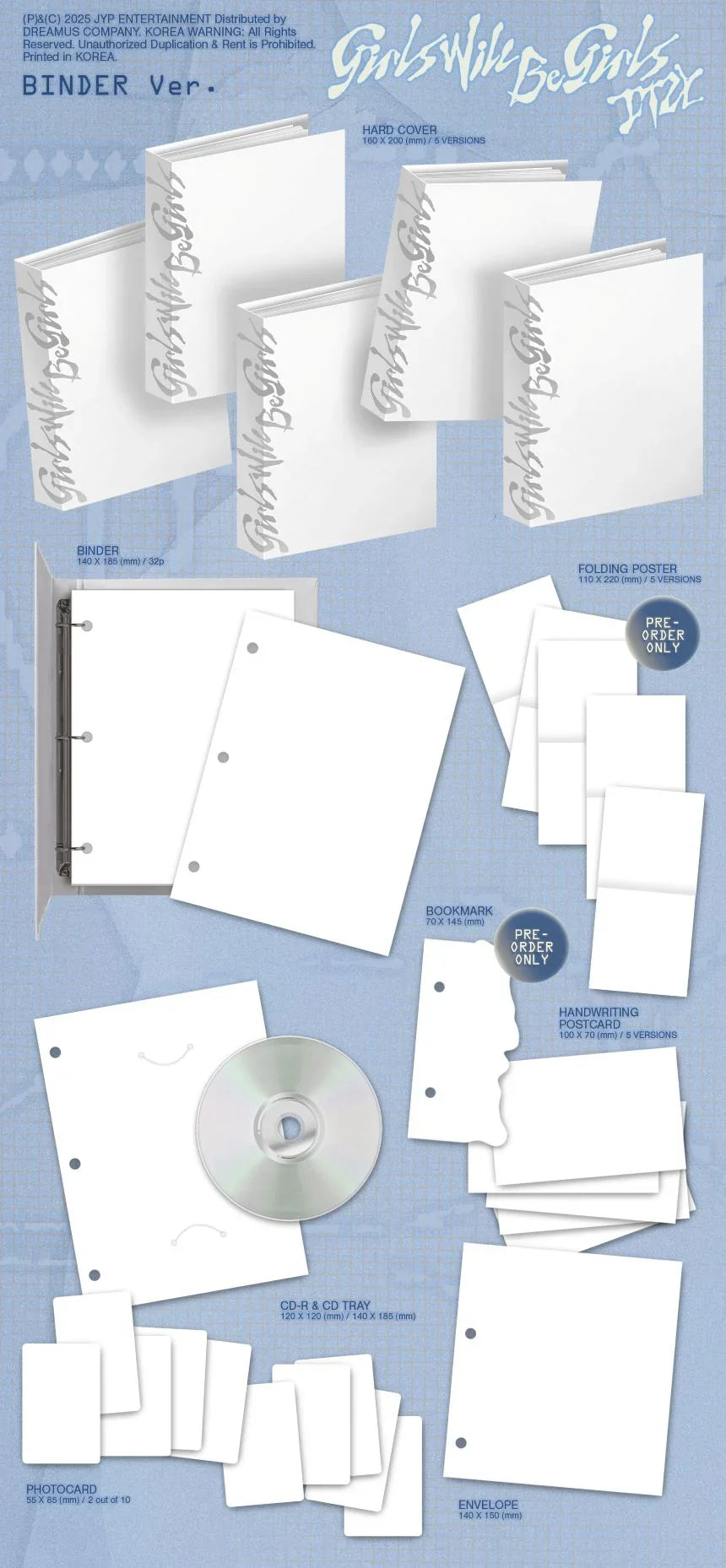 ITZY - GIRLS WILL BE GIRLS (10TH MINI ALBUM) BINDER VER. – J-Store Online