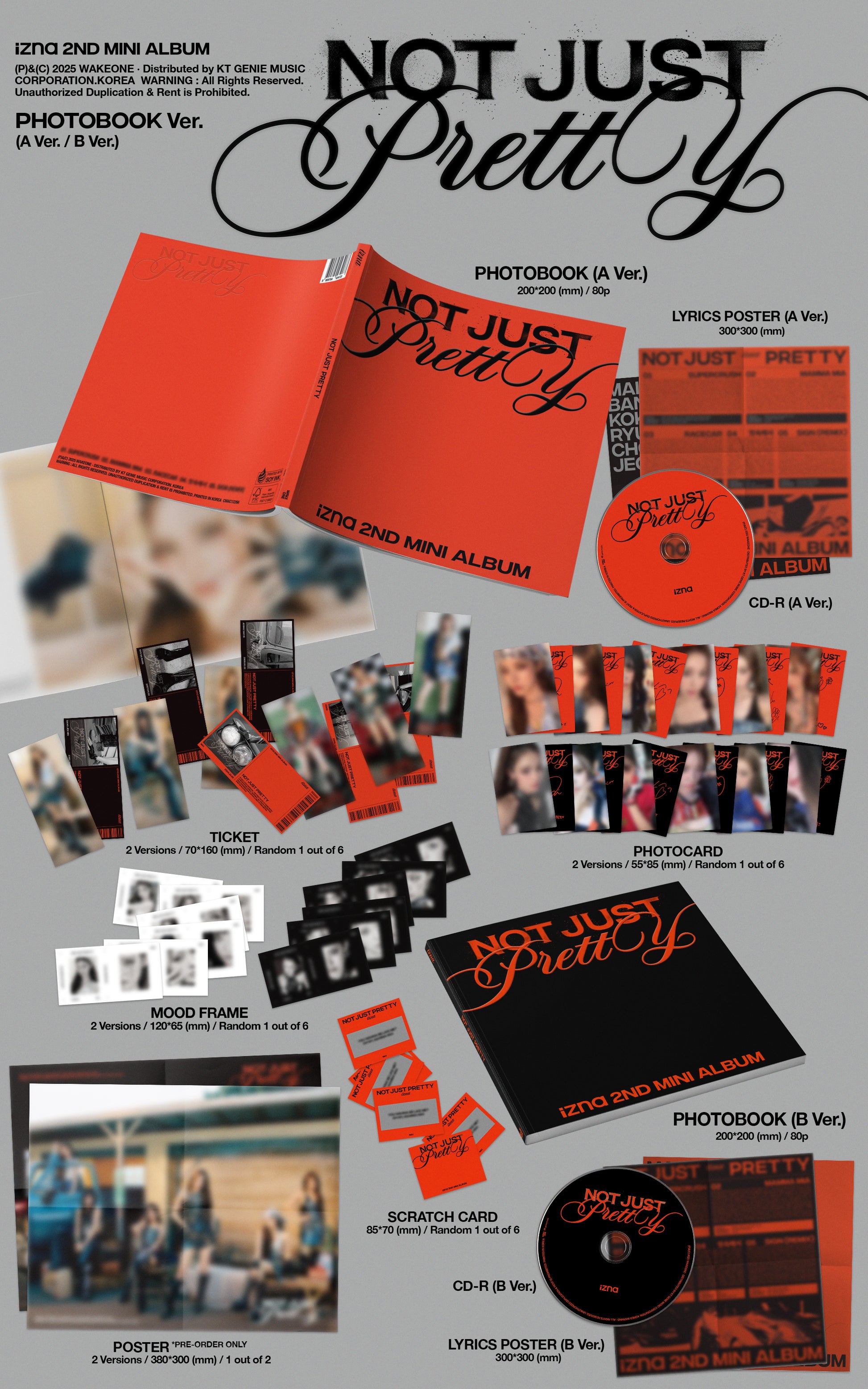 jstore_online_izna_2nd_Mini_Album_Not_Just_Pretty_PHOTOBOOK_Ver_content
