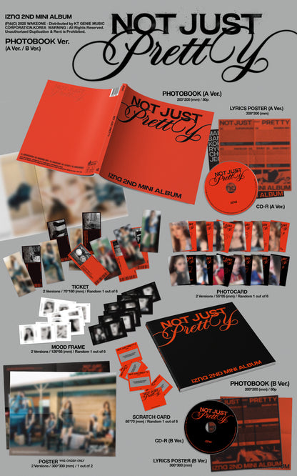 jstore_online_izna_2nd_Mini_Album_Not_Just_Pretty_PHOTOBOOK_Ver_content