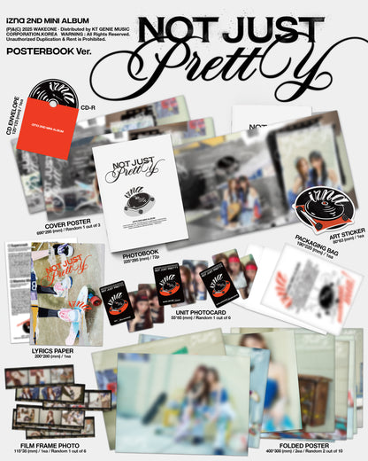 jstore_online_izna_2nd_Mini_Album_Not_Just_Pretty_POSTERBOOK_Ver_content