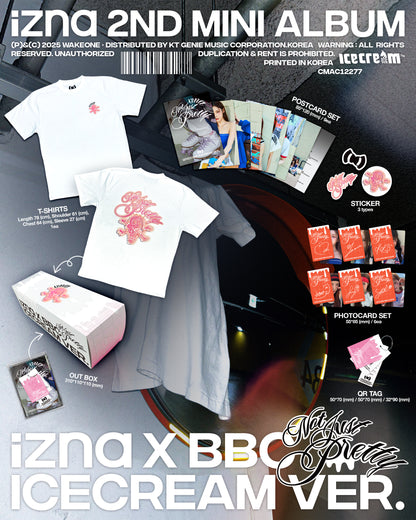 jstore_online_izna_2nd_Mini_Album_Not_Just_Pretty_izna_BBC_ICECREAM_Ver_Limited_Edition_content