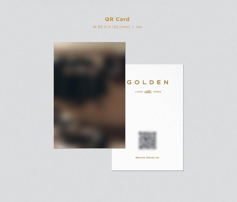 JUNG KOOK (BTS) - GOLDEN (Weverse Albums Version) - J-Store Online