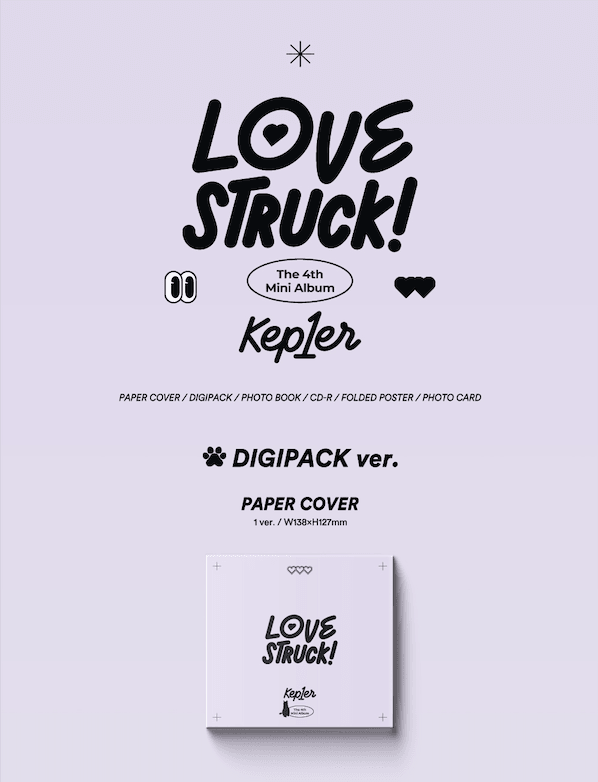 KEP1ER - LOVESTRUCK! (4TH MINI ALBUM) - DIGIPACK VER. - J-Store Online