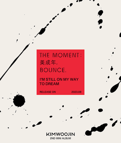 KIM WOO JIN - THE MOMENT : 美成年, BOUNCE (2ND MINI ALBUM) - J-Store Online