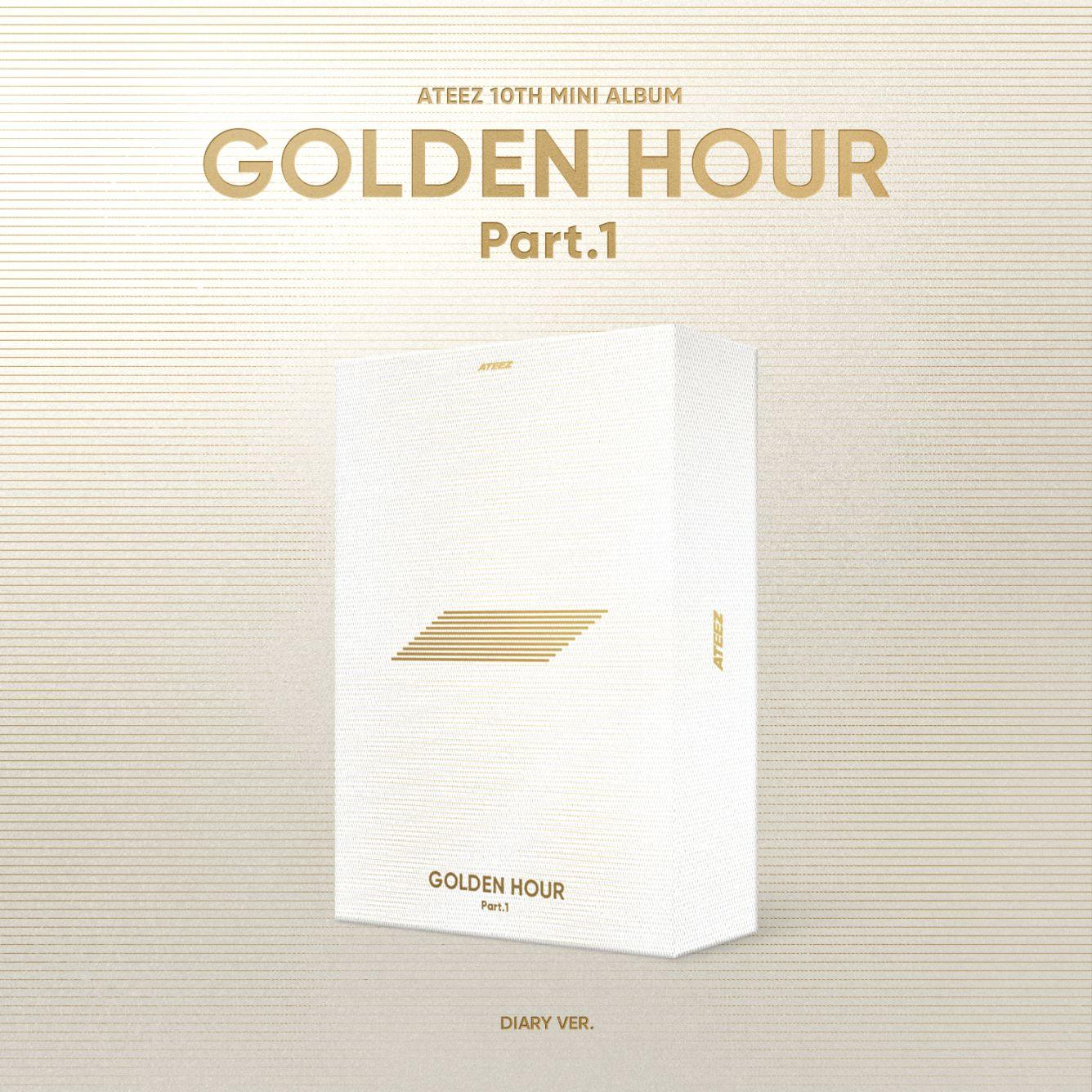 (KOREAN VERSION) ATEEZ - GOLDEN HOUR: PART.1 (10TH MINI ALBUM) - J-Store Online