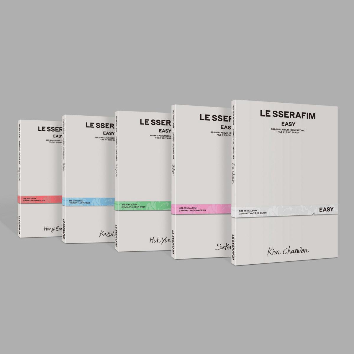 LE SSERAFIM - EASY (3RD MINI ALBUM) COMPACT VERSION - J-Store Online