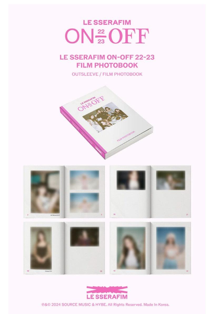 LE SSERAFIM - 'ON-OFF' 22-23 FILM PHOTOBOOK - J-Store Online