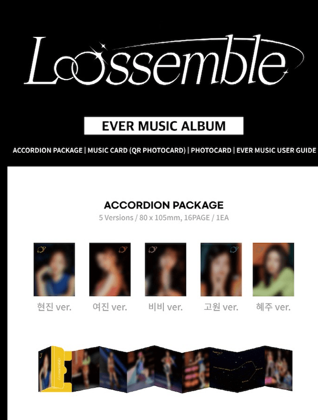 LOOSSEMBLE - 1ST MINI ALBUM - LOOSSEMBLE - (EVER MUSIC ALBUM VER.) - J-Store Online