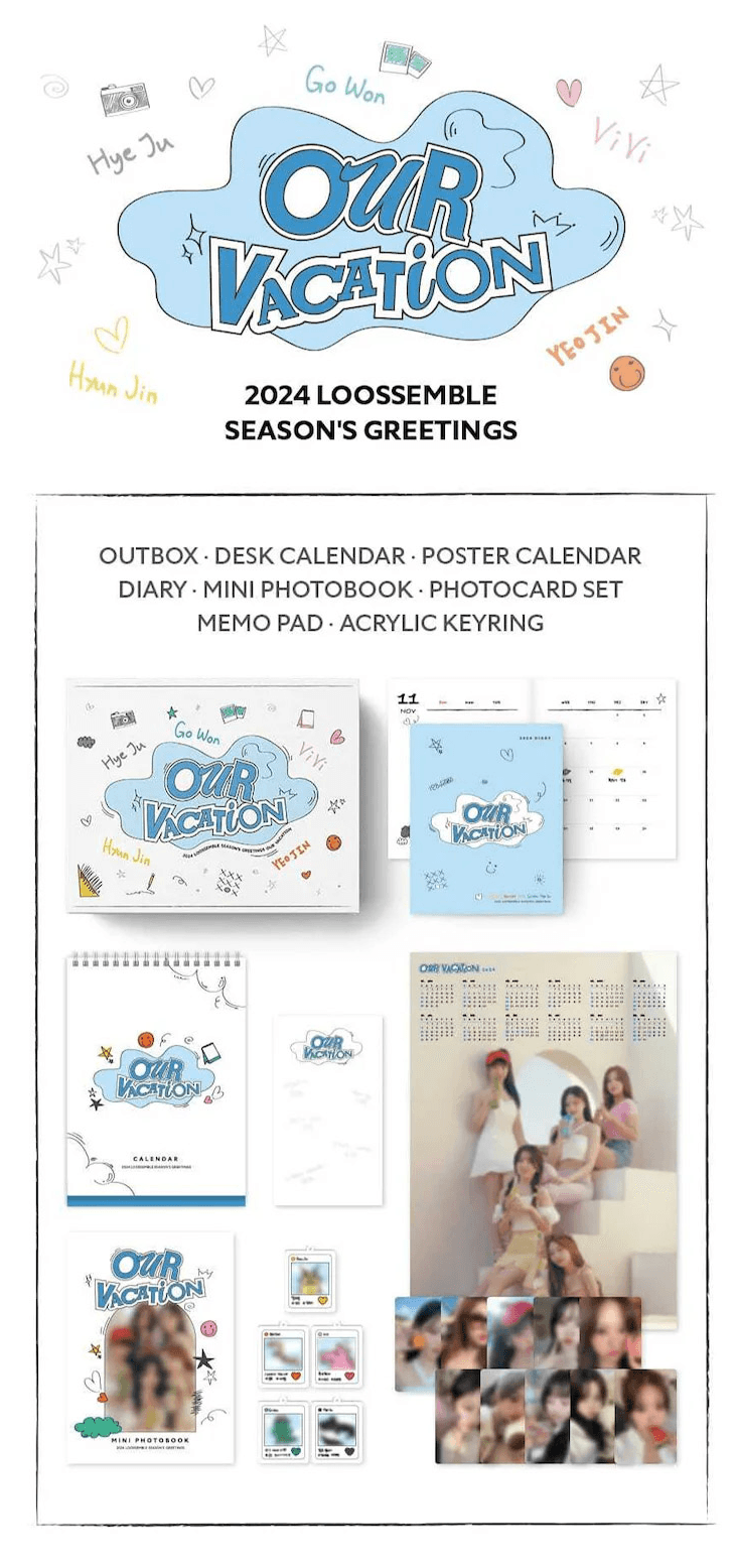 LOOSSEMBLE – 2024 SEASON’S GREETINGS "OUR VACATION" - J-Store Online