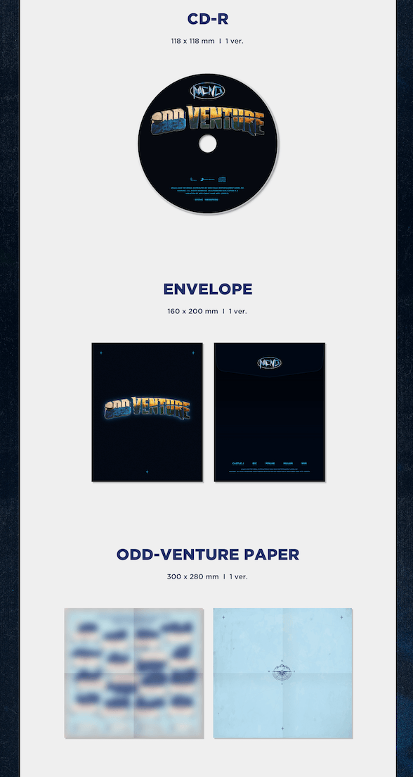 MCND - ODD-VENTURE (5TH MINI ALBUM) - J-Store Online