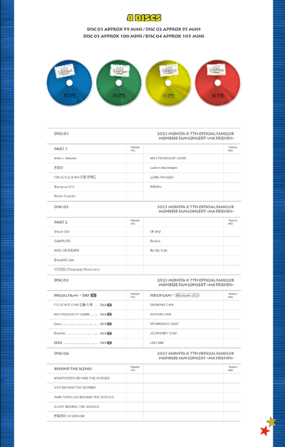 MONSTA X - 2023 MONSTA X 7TH OFFICIAL FANCLUB MONBEBE FAN-CONCERT (MX FRIENDS) - BLU-RAY - J-Store Online