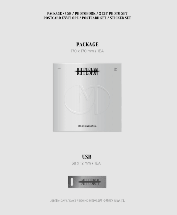 MOONBIN & SANHA (ASTRO) - FAN CON: DIFFUSION - USB VERSION - J-Store Online