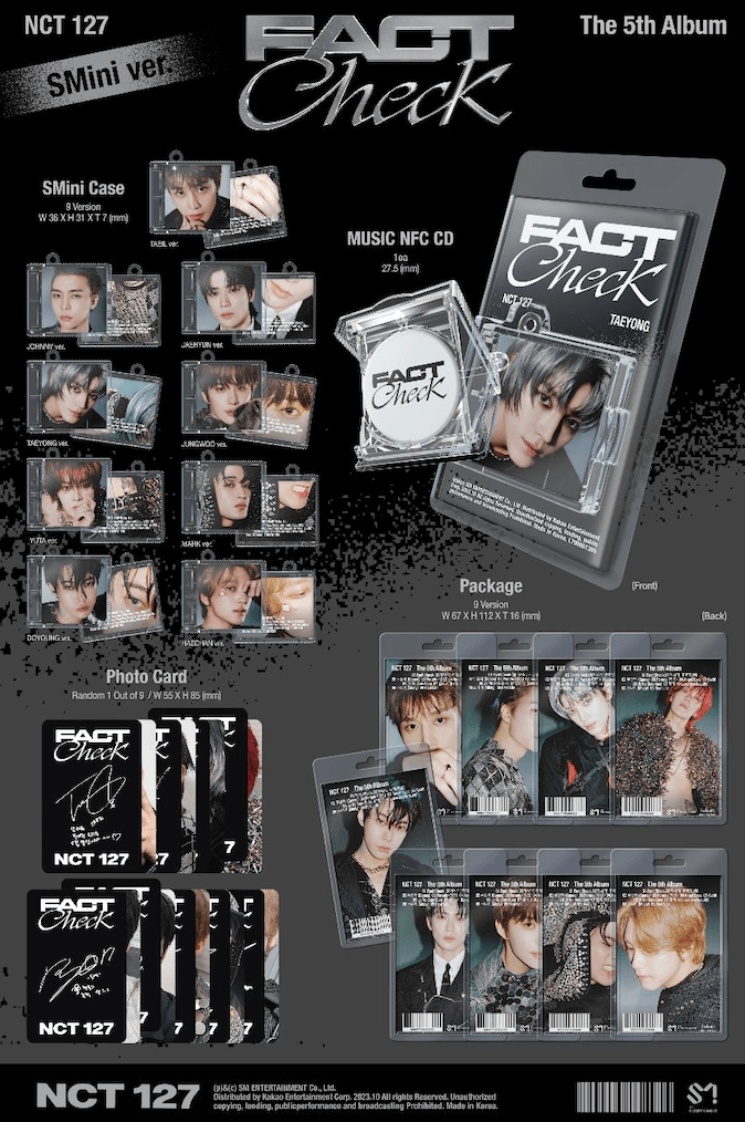 NCT 127 - VOL.5 FACT CHECK - SMini VER. - J-Store Online