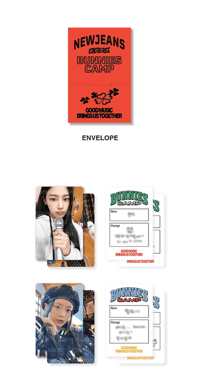 NEWJEANS - BUNNIES CAMP - PHOTO CARD SET - J-Store Online