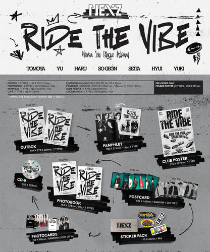 NEXZ - RIDE THE VIBE (1ST SINGLE ALBUM) - J-Store Online