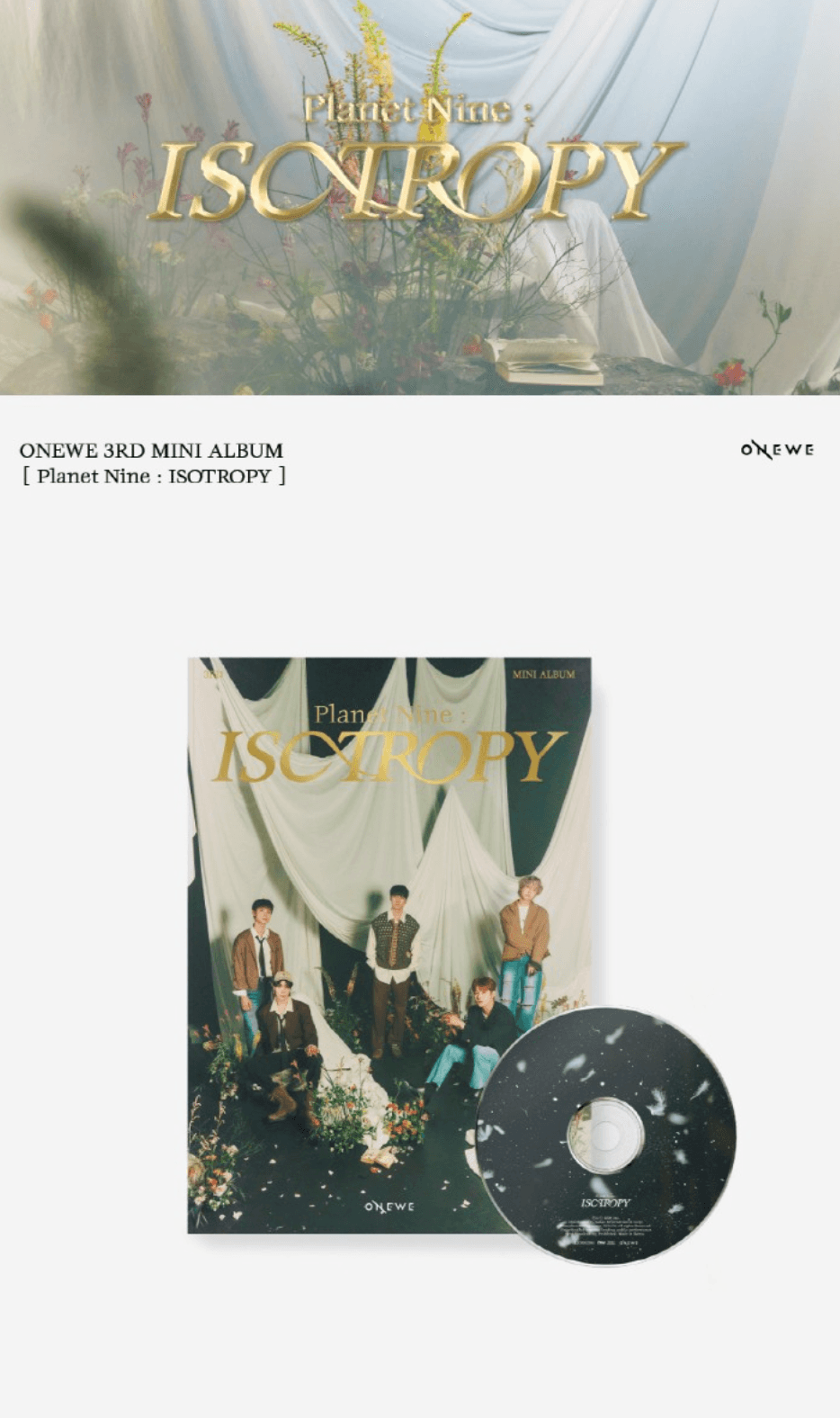 ONEWE - PLANET NINE: ISOTROPY (3RD MINI ALBUM) - J-Store Online