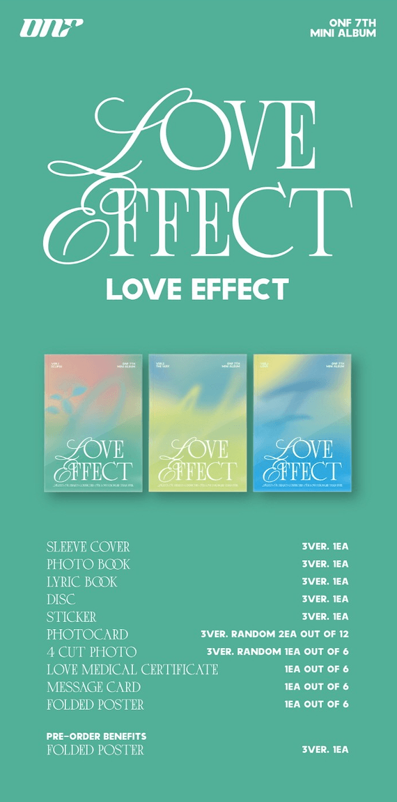 ONF - LOVE EFFECT (7TH MINI ALBUM) - J-Store Online