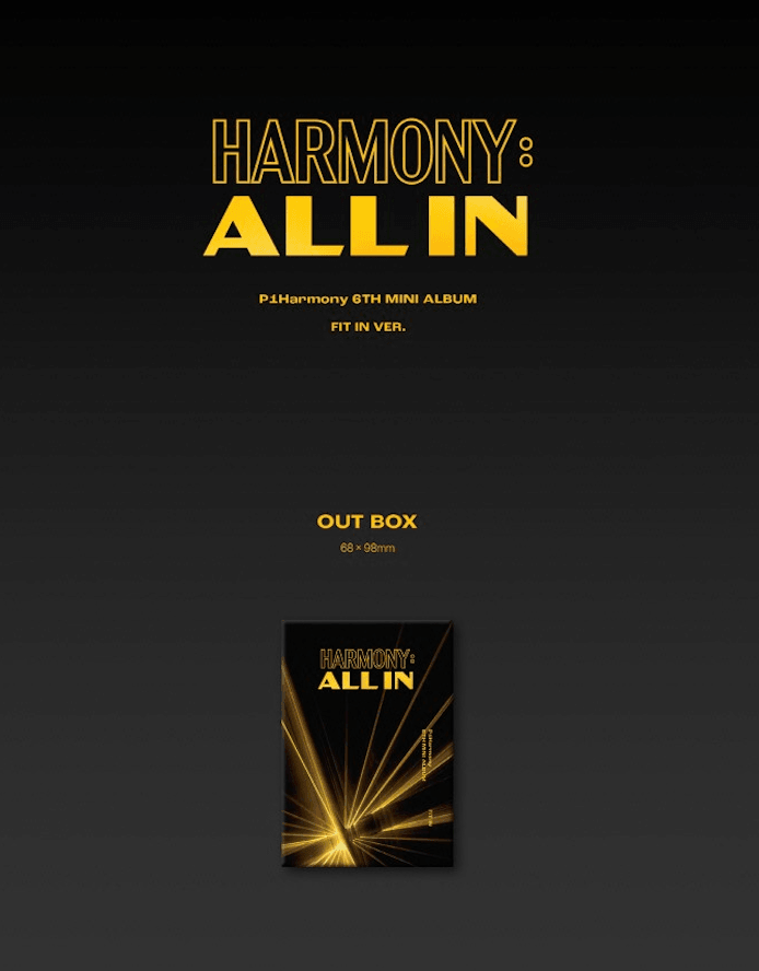 P1HARMONY - HARMONY: ALL IN (6TH MINI ALBUM) - FIT IN VER. (PLATFORM ALBUM) - J-Store Online