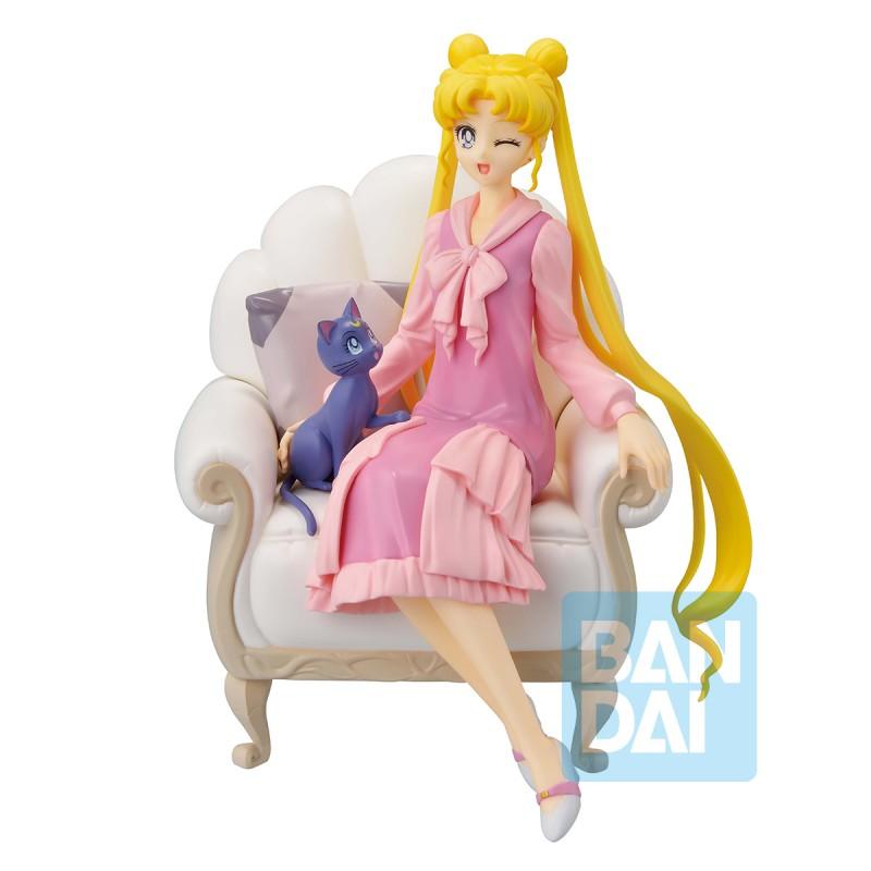 Sailor Moon - Ichibansho Figure - Usagi & Luna (Antique Style) - J-Store Online