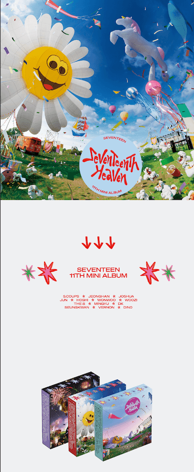 SEVENTEEN - 11TH MINI ALBUM - SEVENTEENTH HEAVEN - J-Store Online