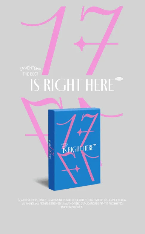 SEVENTEEN - BEST ALBUM - 17 IS RIGHT HERE - (DEAR VER.) – J-Store SEVENTEEN - BEST ALBUM - 17 IS RIGHT HERE - (DEAR VER.) – J-Store