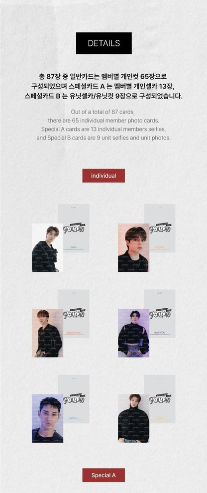 SEVENTEEN - FOLLOW AGAIN - TRADING CARD SET - J-Store Online