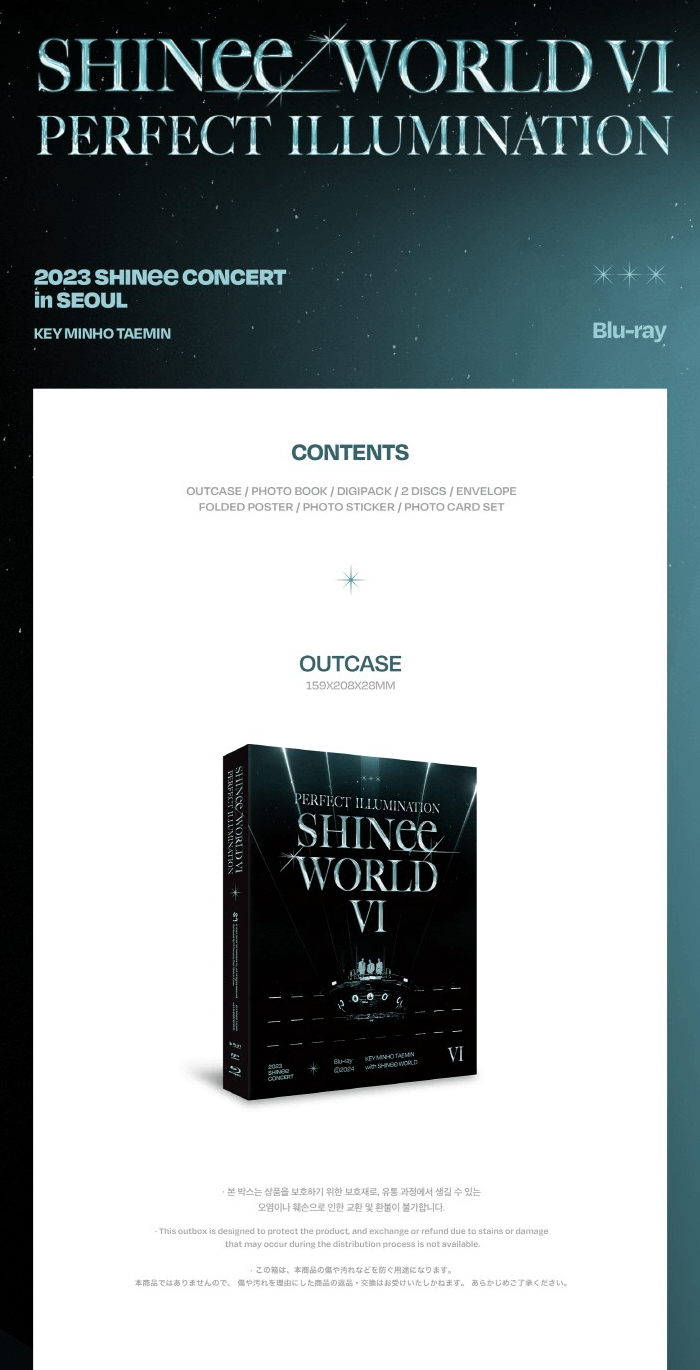 SHINEE - WORLD VI - PERFECT ILLUMINATION IN SEOUL - BLU-RAY - J-Store Online