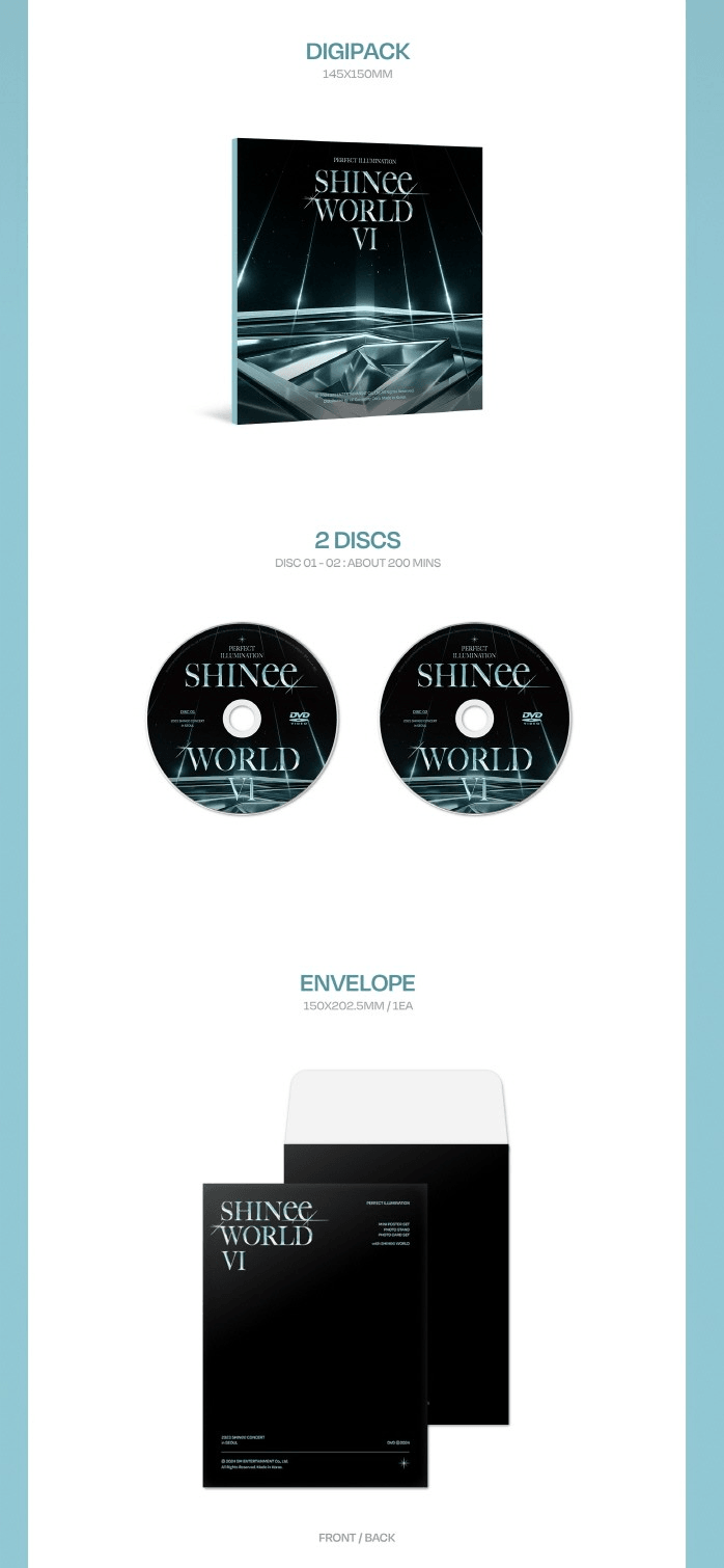 SHINEE - WORLD VI - PERFECT ILLUMINATION IN SEOUL - DVD – J-Store Online