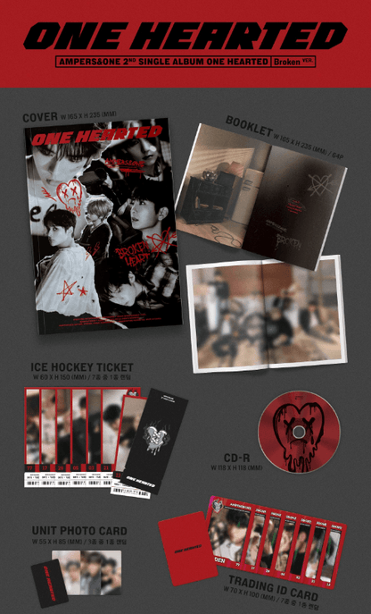 (SIGNED) AMPERS&ONE - 2ND SINGLE ALBUM: ONE HEARTED - J-Store Online