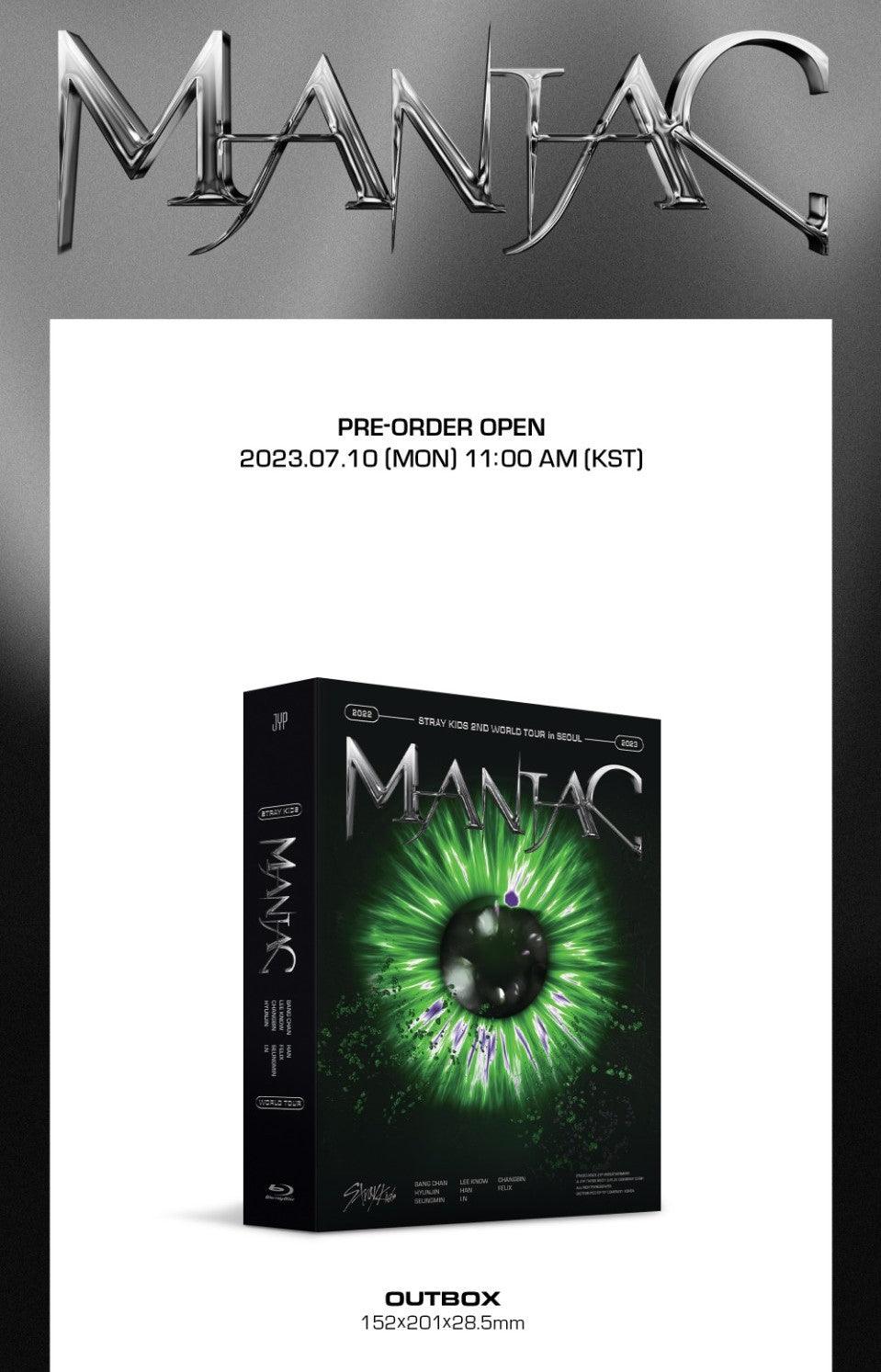 STRAY KIDS - 2ND WORLD TOUR "MANIAC" IN SEOUL - BLU-RAY - J-Store Online