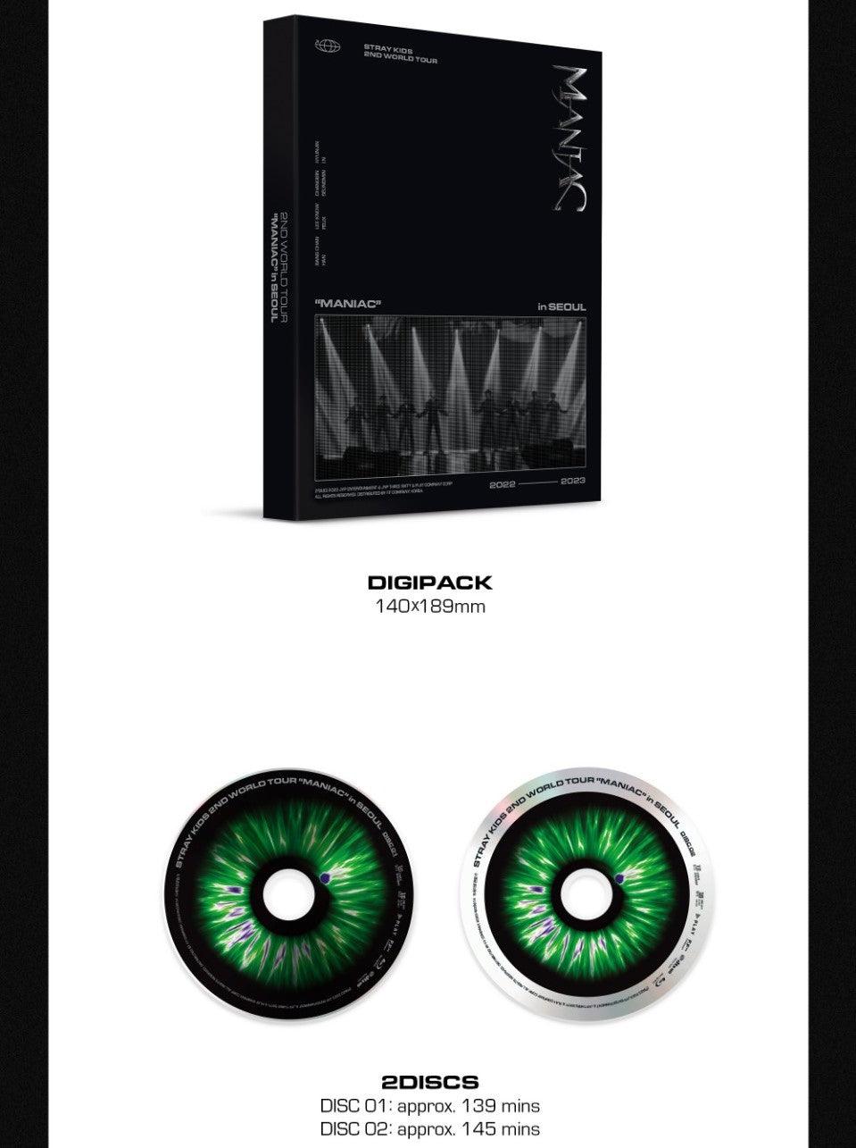 STRAY KIDS - 2ND WORLD TOUR "MANIAC" IN SEOUL - BLU-RAY - J-Store Online