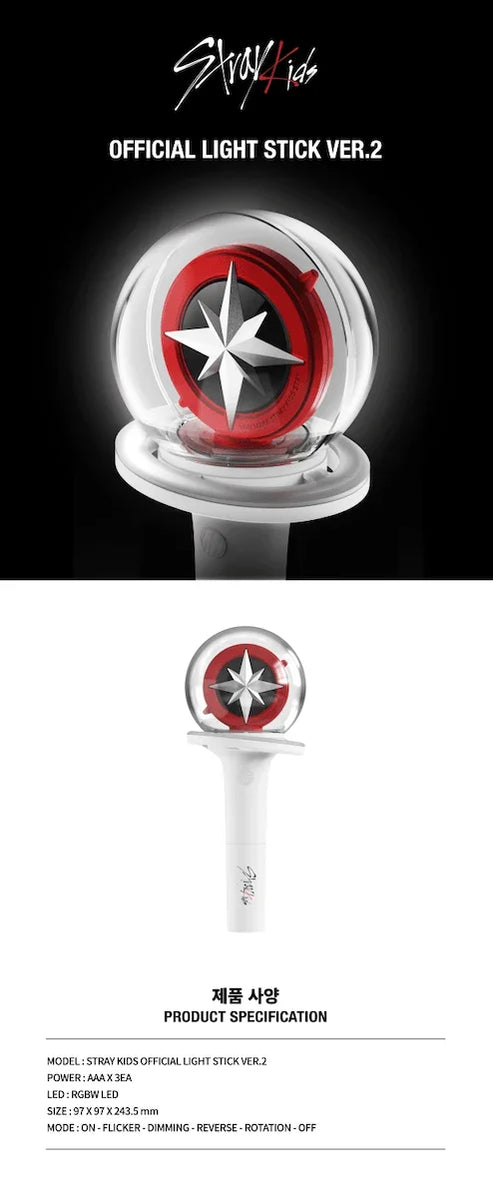 STRAY KIDS - OFFICIAL LIGHT STICK VER.2 – J-Store Online