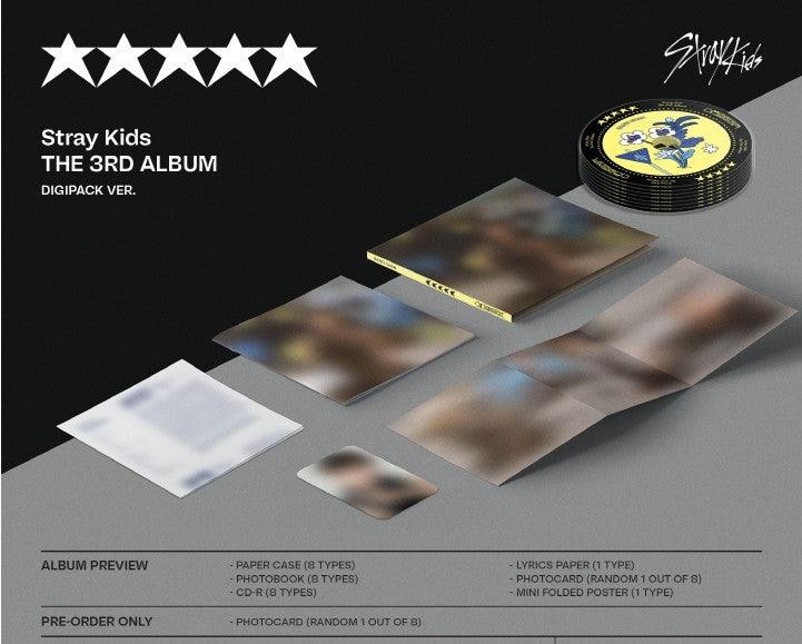 STRAY KIDS - VOL.3 [★★★★★(5 STAR)] (DIGIPACK EDITION) - J-Store Online